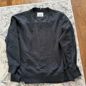 Aerie Black Women's Crewneck Sweatshirt